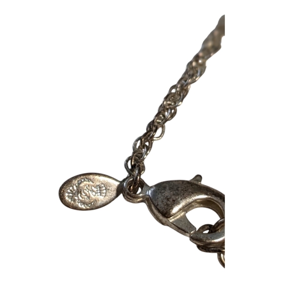 Vintage Premier Designs Drop Dangle Gunmetal Grey Beaded Necklace 10" Long - Picture 5 of 5